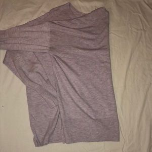 Flirty Purple Light Oversized Sweater